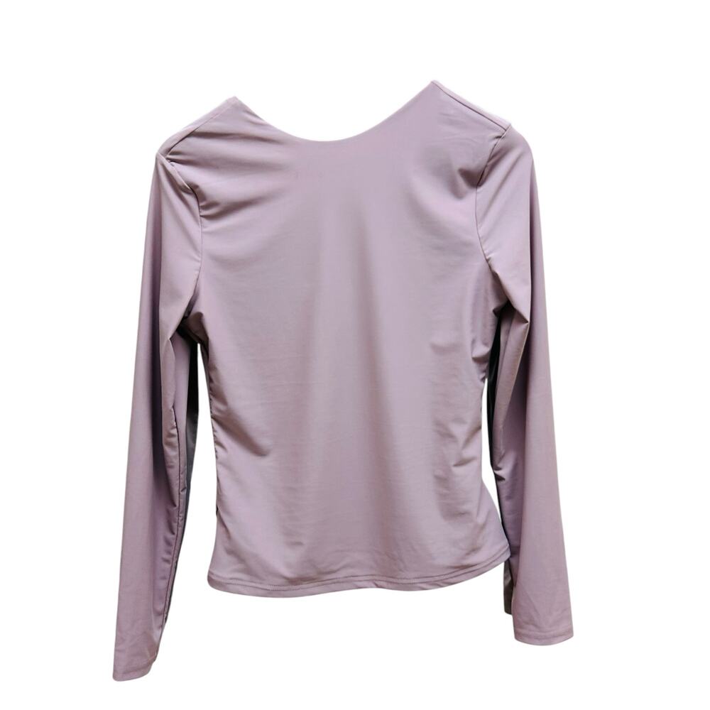 Missguided Large Deep Back Fitted‎ Long Sleeve Top NWT